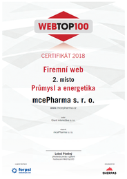 Ocenění v soutěži WebTop100